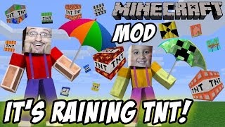 It's Raining TNT! Mike & Dad play Minecraft "Too Much TNT" Mod screenshot 3