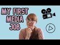 How I got my first job in the media industry! Answering your questions!