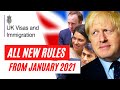 UK VISA UPDATES 2021 - NEW SIMPLIFIED UK VISA ROUTES ANNOUNCED FROM 1 JANUARY 2021