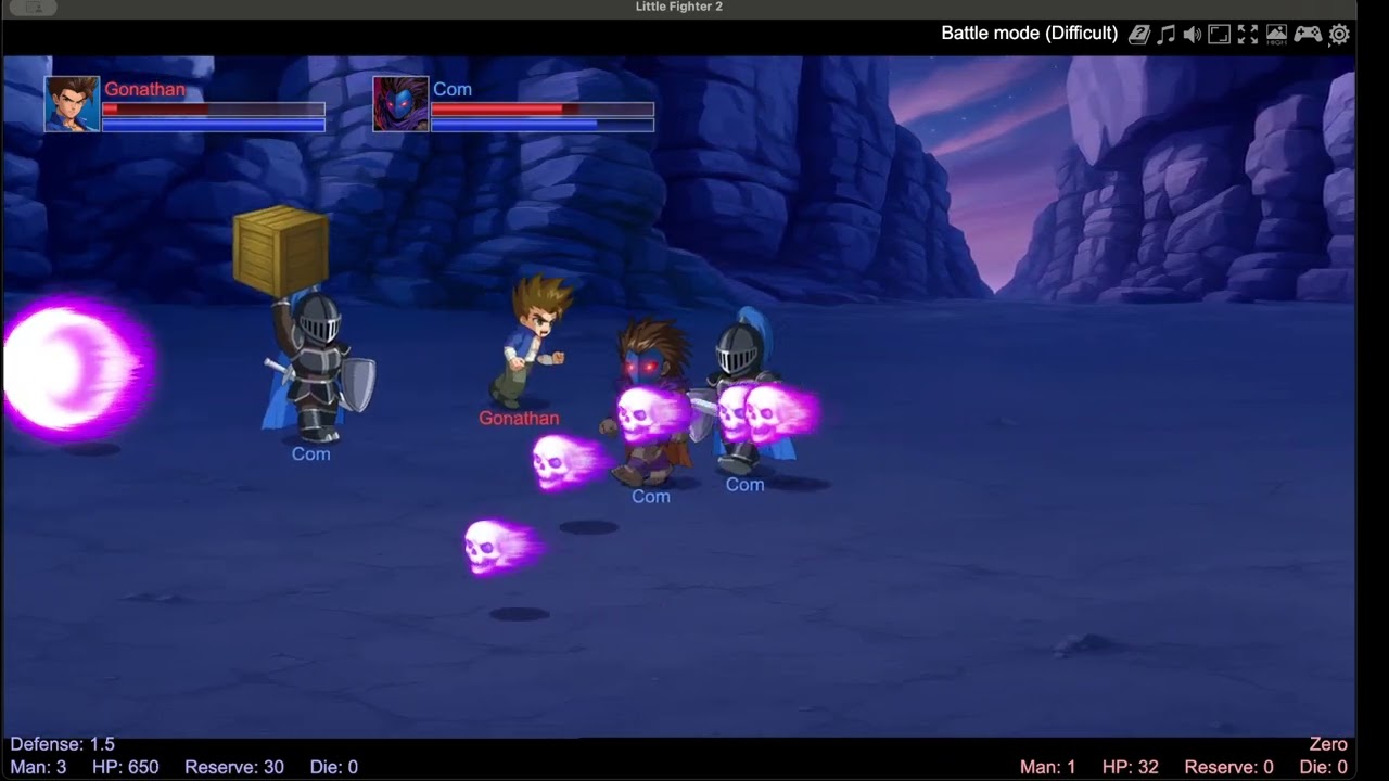 LF2重製版 邪鬼雙騎練習Day0