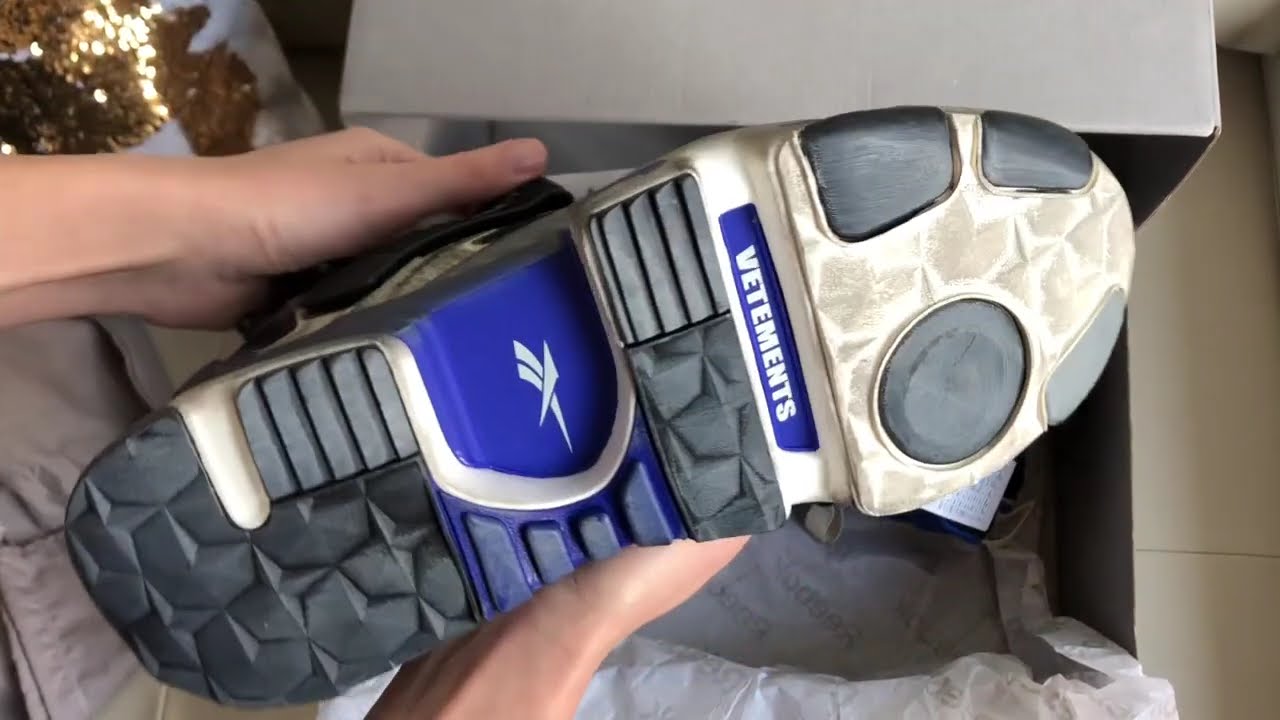 VETEMENTS x REEBOK GENETICALLY MODIFIED SNEAKERS Unboxing