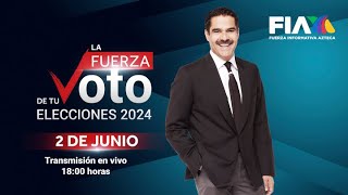 EN VIVO #LaFuerzaDeTuVoto | Transmisión especial, resultados de la elección 2024 y más detalles