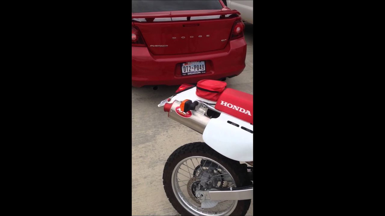 Honda XR650L w/ XR's Only Slip on Exhaust YouTube