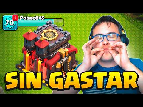 Mi Cuenta SIN GEMAS ya es Ayuntamiento 10 ¡Pobre845! 💸 Clash of Clans