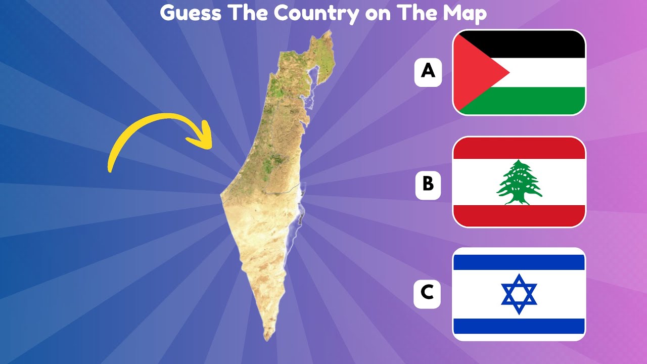 Guess The Country on The Map | Geography Quiz Challenge - YouTube