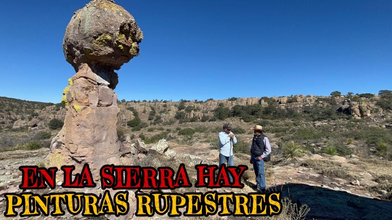 PINTURAS RUPESTRES ESTÁN AQUÍ EN UNA CUEVA 