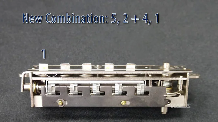 Simplex 1000 / L1000 Lock - How to Reset an Unknown Combination - Old Style Chamber