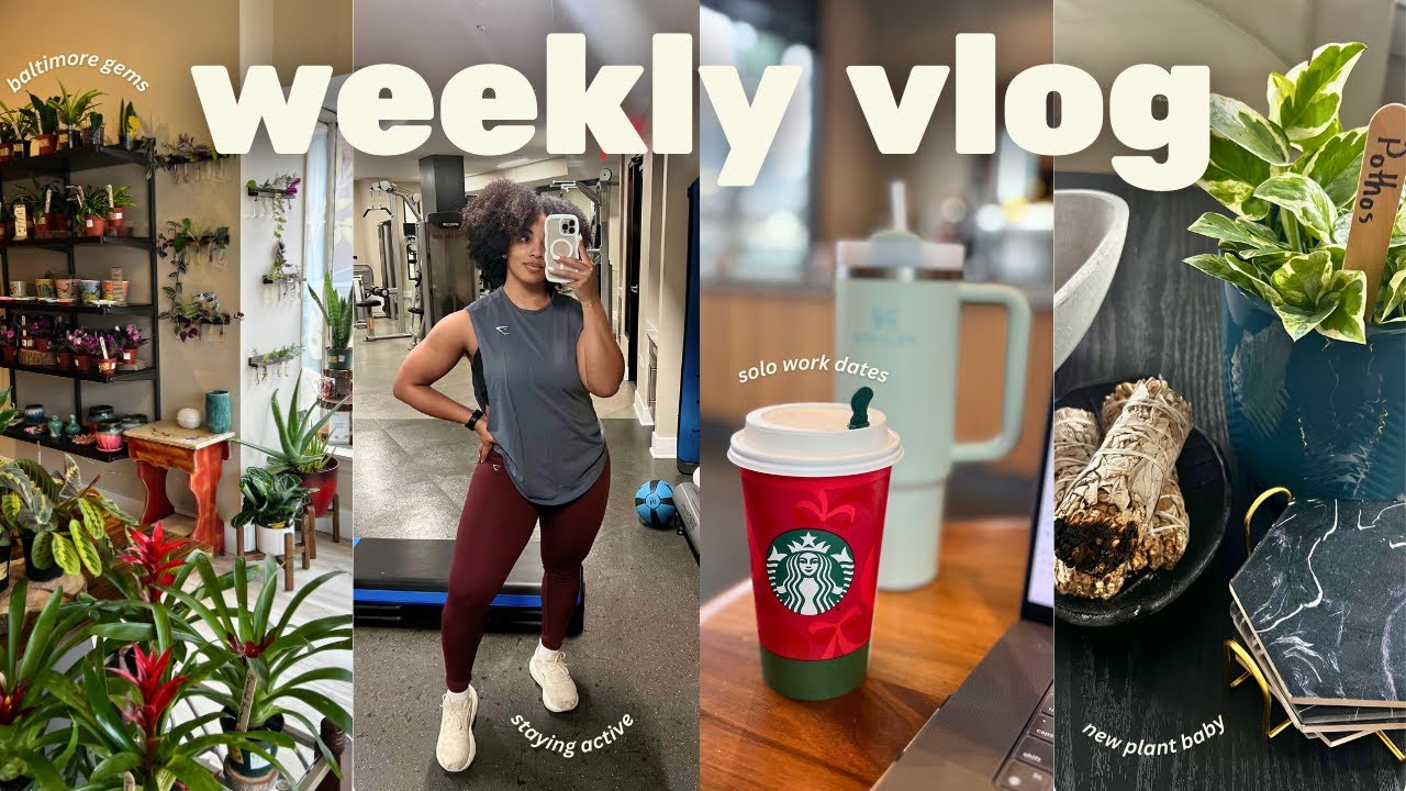 WEEKLY VLOG | days in my life as a pilates instructor, 6am mornings, solo work dates & life updates