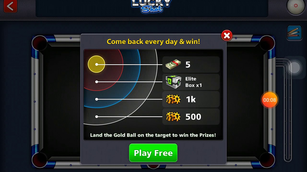 8 ball pool lucky shot 18 different places for 🎥Asfand ...