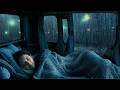 Fall Asleep in 3 Minutes 🌧️ Heavy Rain and Thunder on Tin Roof for Deep Sleep and Stress Relief