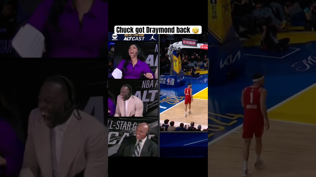 Chuck set up Draymond perfectly 😭