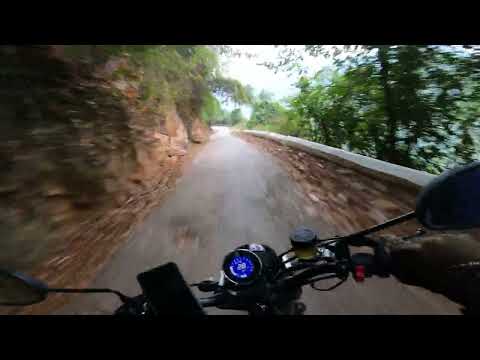 Drive through the tropical forest to Pac Ngoi, Bac Kan, Vietnam