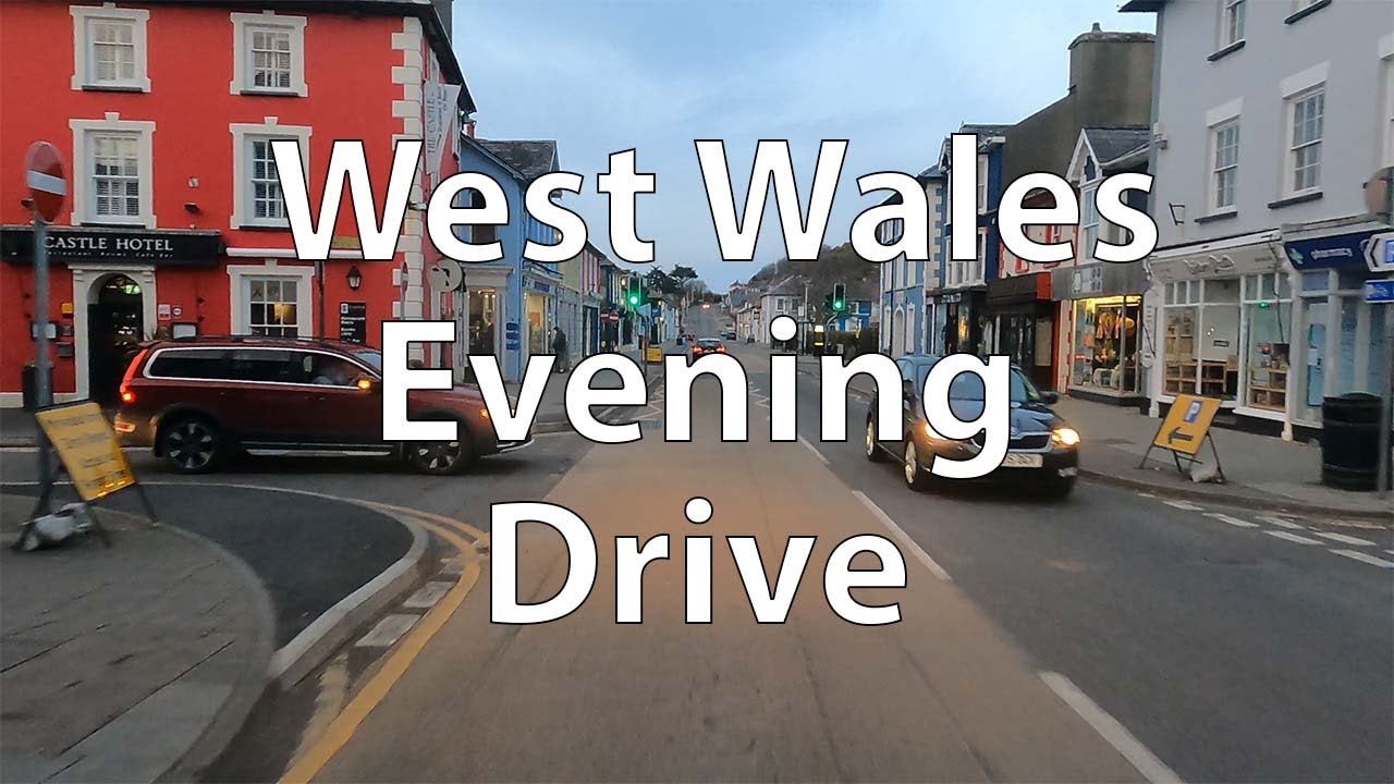 [4K] West Wales Evening Drive (UK)