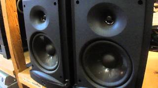 (2) Infinity Reference 8ohm 2000.1 Bookshelf Stereo Surround Speakers Set