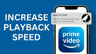 How To Increase Playback Speed In Amazon Prime 