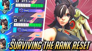Surviving the Rank Reset as Solo Queue Mercy! ❤️ - Overwatch