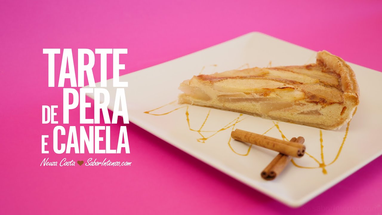 Tarte de Pera e Canela