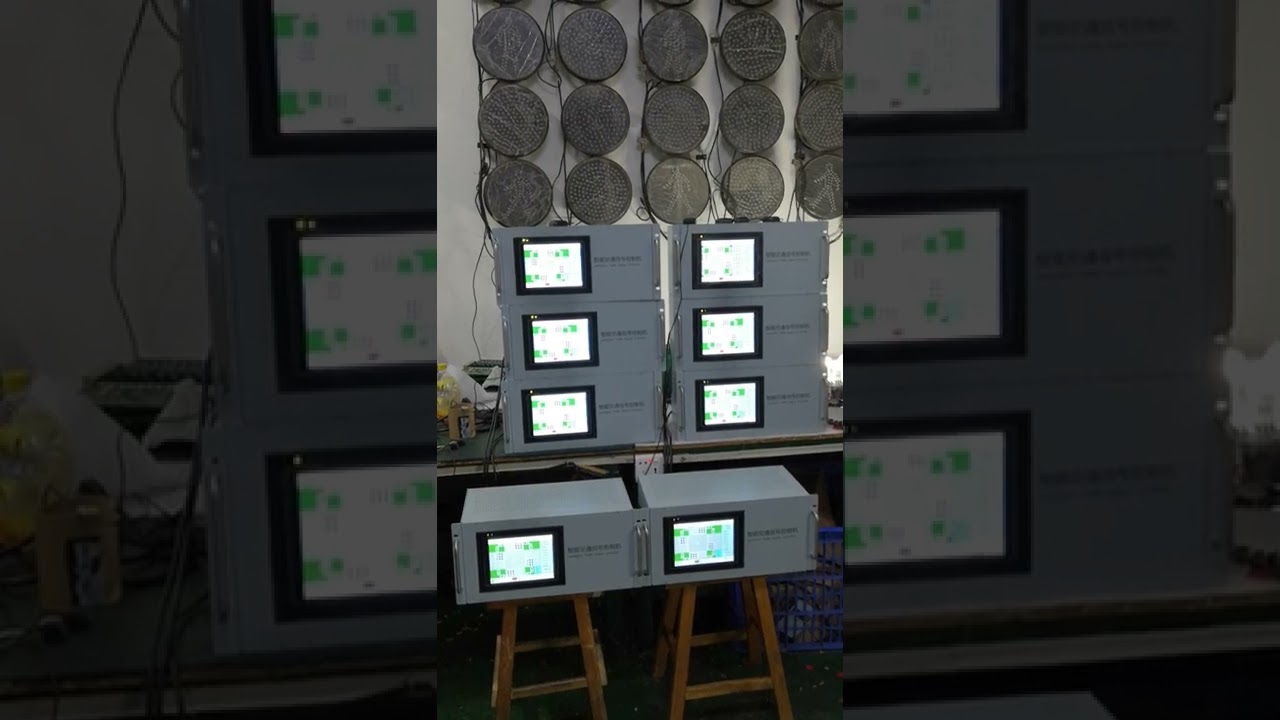 life test of touch screen traffic signal controllers - YouTube