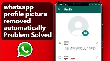 Fix Whatsapp Profile Picture Removed Automatically Problem | Whatsapp Profile Picture not showing
