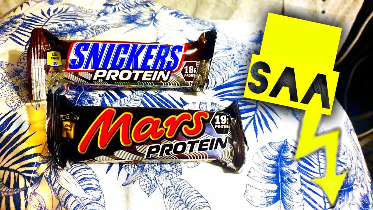 PROTEINRIEGEL von Mars und Snickers