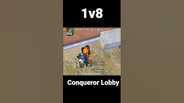 Mr Spike 1v8 Conqueror Lobby . 🥵 #shorts