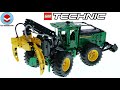 LEGO Technic 42157 John Deere 948L II Skidder - LEGO Speed Build Review