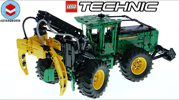 LEGO Technic 42157 John Deere 948L II Skidder - LEGO Speed Build Review