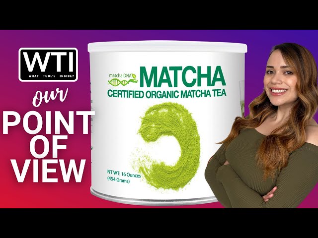 MATCHA DNA Certified Organic Matcha Green Tea Powder (16 oz TIN CAN)