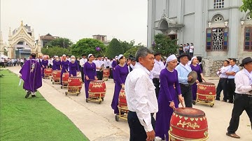 Đưa Tiễn Cha Cố Giuse Trần Đức Tâm Giáo Phận Bùi Chu Về Nhà Cha An Táng Tại Khuôn Viên Giáo Xứ