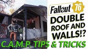 How to: Double Wall and Roof in your C.A.M.P. Fallout 76