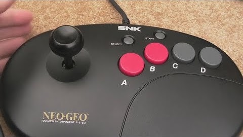 SNK Neo Geo AES / CD Arcade Stick Teardown / Cleaning & Fix