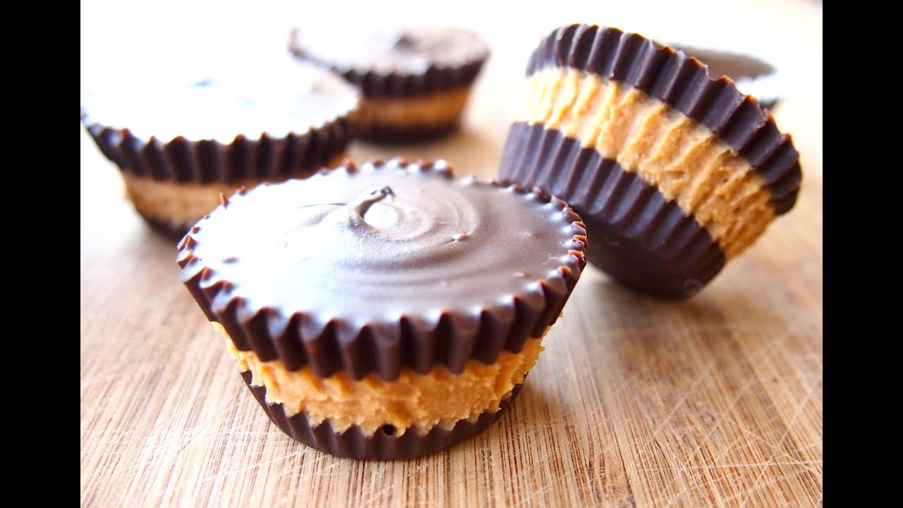 2 Ingredient Homemade Reeses Peanut Butter Cups Recipe 