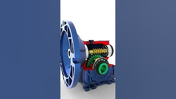 Worm Gearbox Design and Animation | Solidworks | Keyshot | Industrial Design | CAD