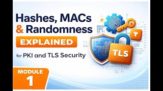 Hashes, MACs &amp; Randomness Explained for PKI and TLS Security | Module 1.4