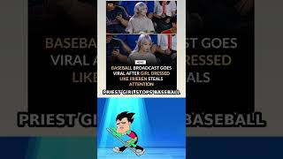 PRIEST GIRL STOPS BASEBALL