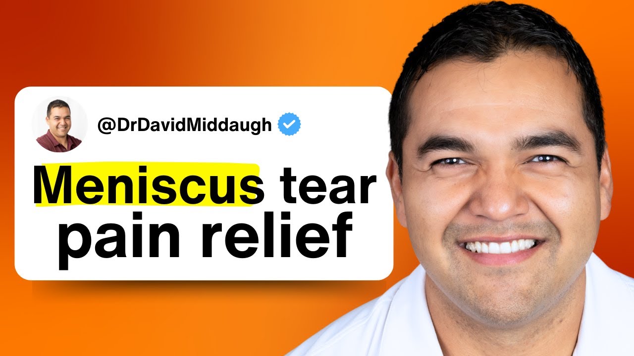 Fast Knee Pain Relief in 2 Minutes for a Meniscus Tear - YouTube