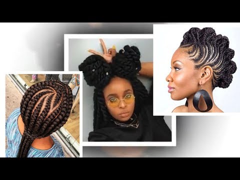 20 Best African American Braided Hairstyles for Women 2018 - YouTube
