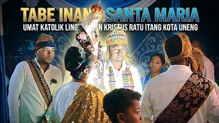 TABE INANG SANTA MARIA: Penerimaan Arca Bunda Maria di Lingkungan Kristus Ratu Itang