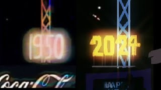 Every New Year's Eve Ball Drop (1950-2024) Animation