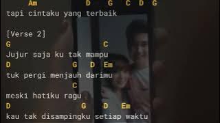 Cinta Terbaik | Cassandra | Lirik Lagu dan Chord Gitar (Capo Fret 1) Ab=do