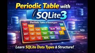 Periodic Table of SQLite3 Data Types | Learn Database Basics Fast