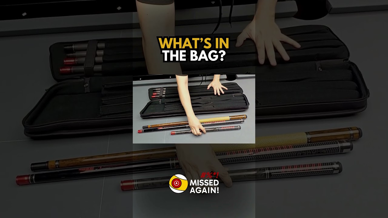 What's in the Bag? Pool Cue Case #pool #billiards #9ball #8ballpool
