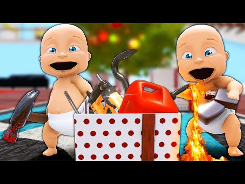 Babies Open Presents Filled with WEAPONS - Who's Your Daddy 2