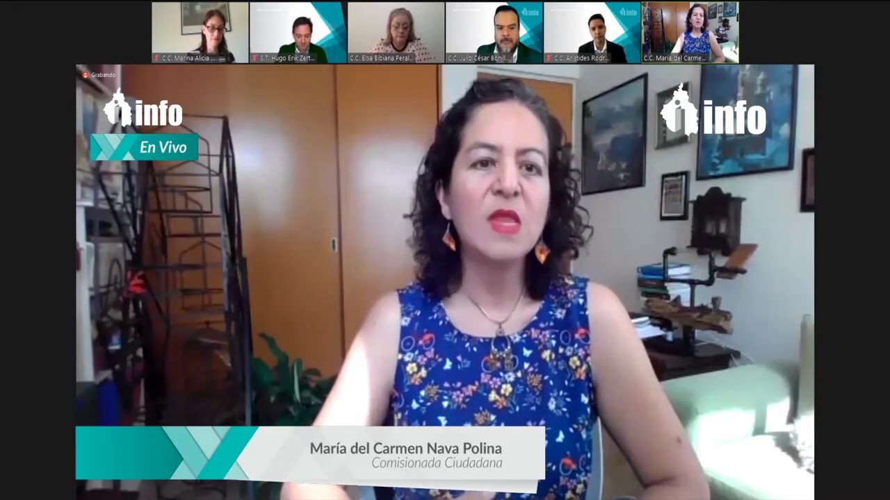 Mensaje de la Comisionada del INFO, María del Carmen Nava Polina en la ...