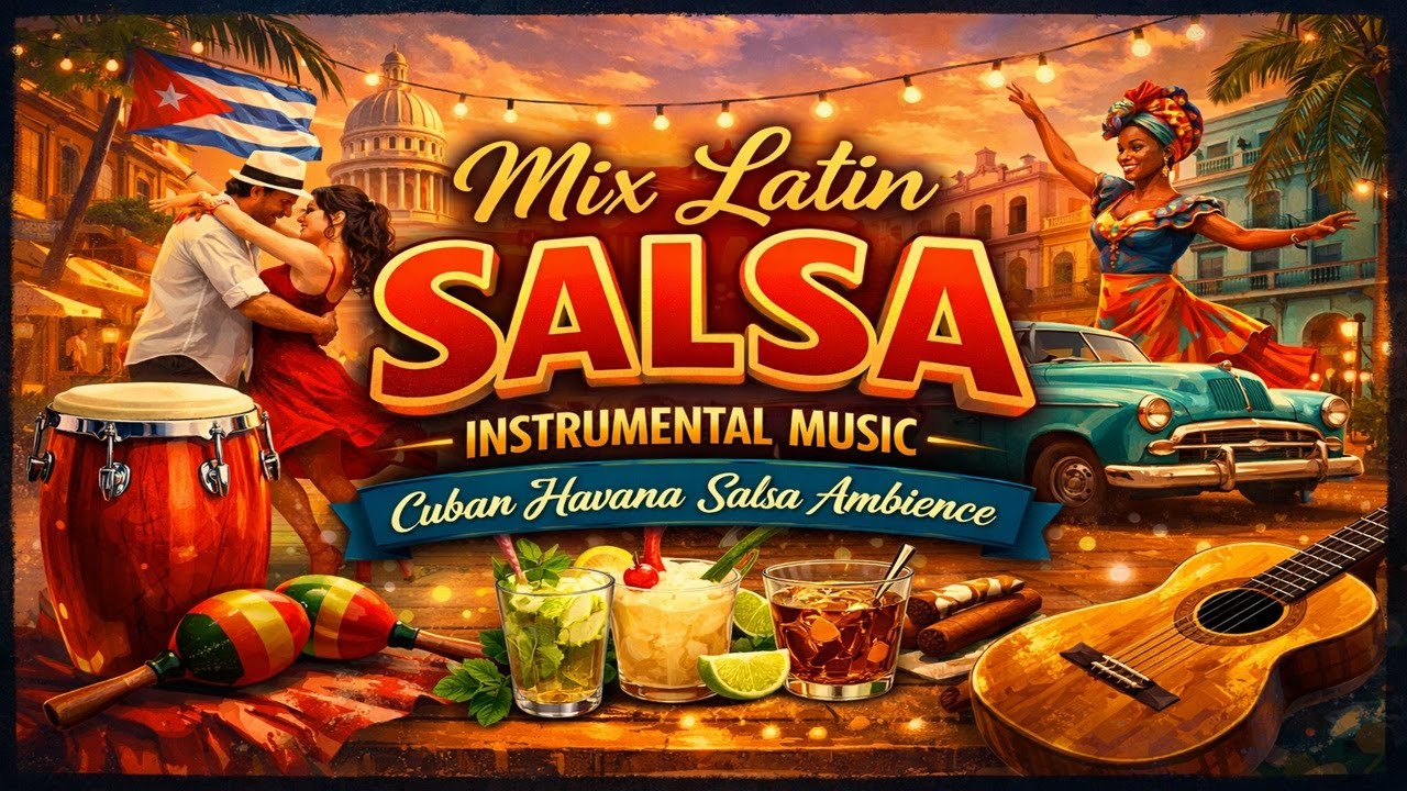 Ritmo de Noche Habanera 💃🎺 | Salsa Instrumental Latina