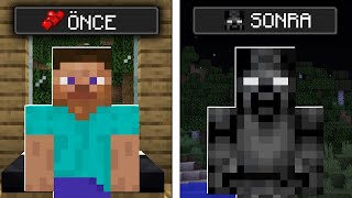 Minecraft'taki DARK STEVE Gizeminin Hikayesi...