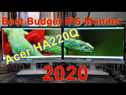 Acer HA220Q Unboxing & First Look | Best budget monitor for photo video editing