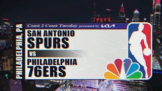 Spurs vs 76ers NBA On NBC Intro/Theme 3/3/26 | NBA 2026