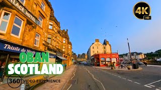 Scotland Oban, 4K Drive, 360 Video Experience, Spring