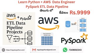 AWS + PySpark ETL Data Pipeline Projects | Real-Time Data Engineering Hands-On | In Telugu